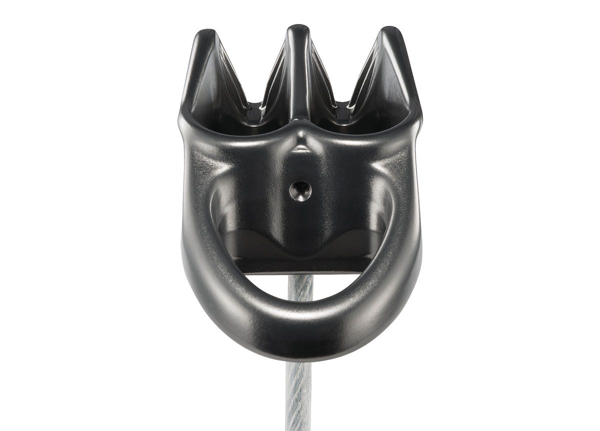 Petzl Reverso mørk grå taubrems - Bilde 2