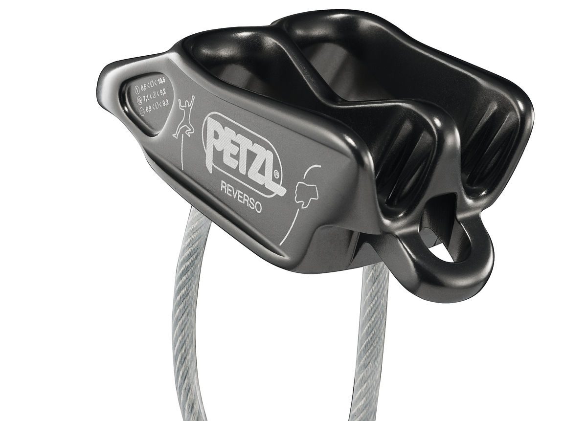 Petzl Reverso mørk grå taubrems - Bilde 3