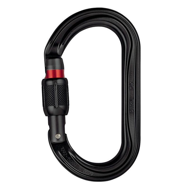 Petzl Ok svart karabin