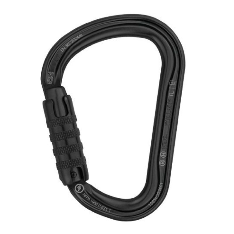 Petzl William svart karabin