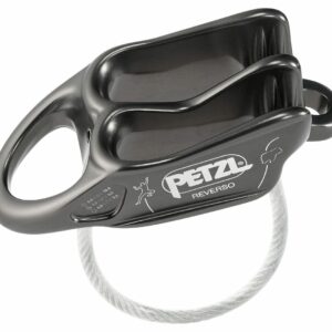 Petzl Reverso mørk grå taubrems