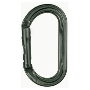 Petzl Ok svart hjelpekarabin