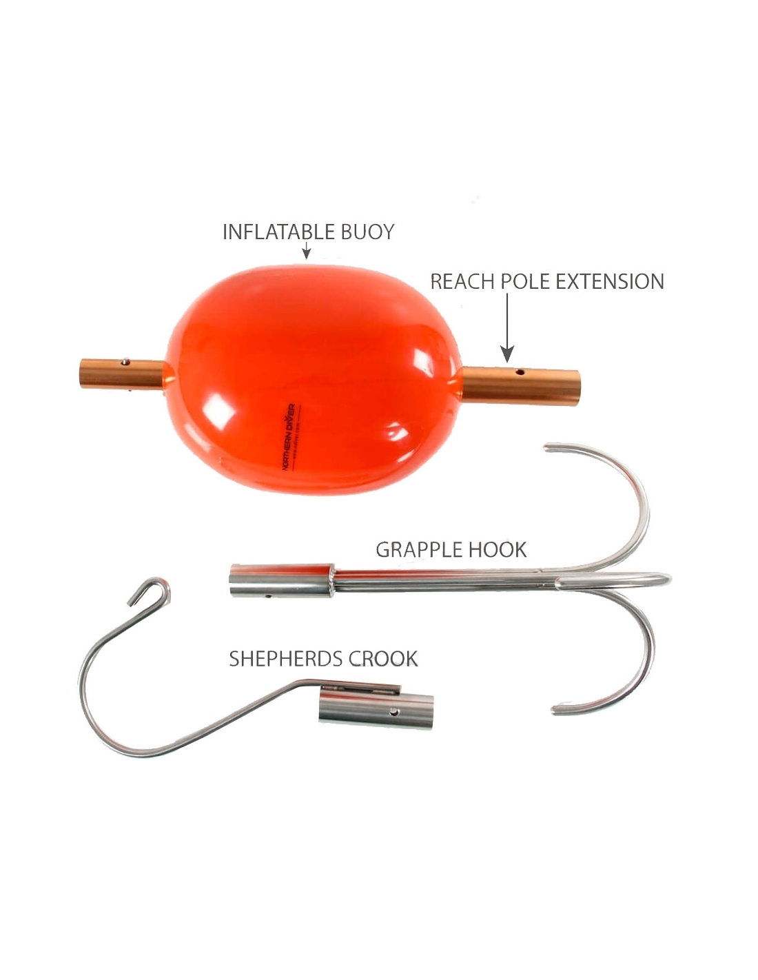 Northern Diver Rescue Reach Pole - Bilde 5