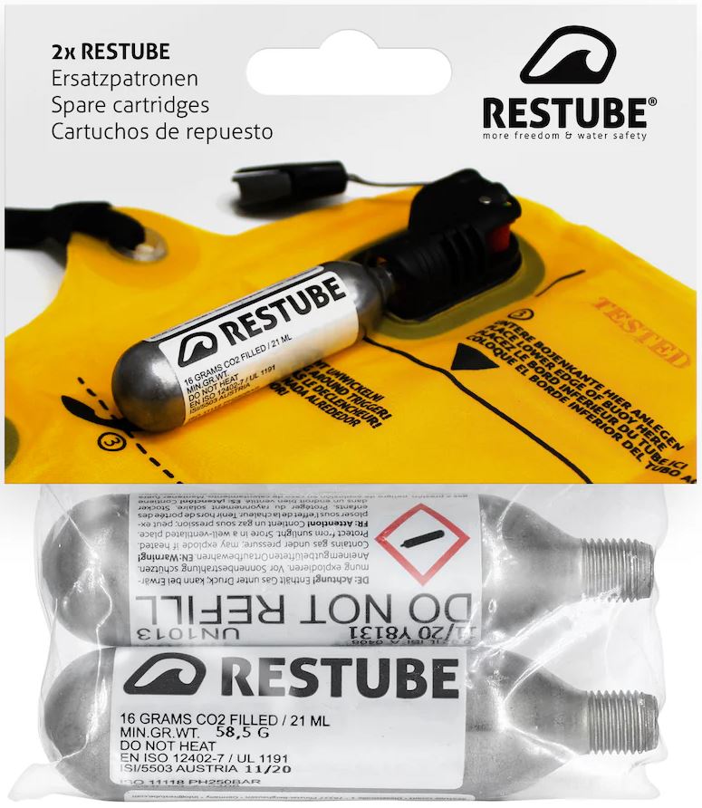 Restube CO2 luftpatroner - Bilde 2
